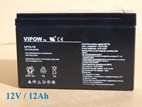 Baterie gelová VIPOW 12V/12Ah/20HR pro dětská vozítka