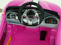 Dětské el. autíčko s RC a ovládací tyčí - GTR88A.pink