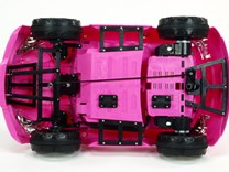 Dětské el. autíčko s RC a ovládací tyčí - GTR88A.pink