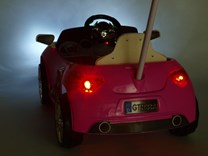 Dětské el. autíčko s RC a ovládací tyčí - GTR88A.pink