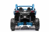 Dětská elektrická buggy Can-Am Maverick X RS Turbo RR model 2024 - modrá