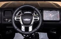 Dětský. elektrický pick-up Ford Raptor  pro 2 děti v modré lakované barvě