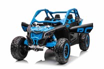 Dětská elektrická buggy Can-Am Maverick X RS Turbo RR model 2024 - modrá