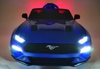 Driftovací  elektrické autíčko licenční  Ford Mustang 5.0 GT - lakovaný modrý