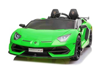 Dětské elektrické licenční  Lamborghini Aventador SVJ Roadster 24V pro 2 děti  MODEL 2024 - zelené