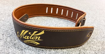 Maton Deluxe Leather Strap Brown