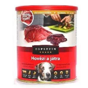 Hovězí a játra v plechu 800 g