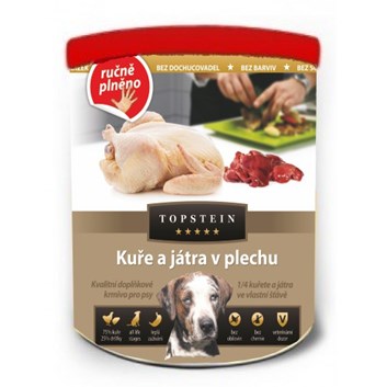 Kuře a játra v plechu 800 g