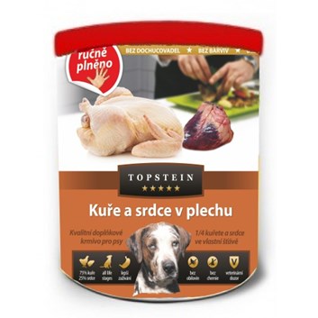 Kuře a srdce v plechu 800 g