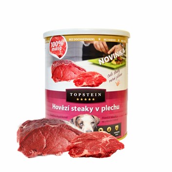 Hovězí steaky v plechu 800 g